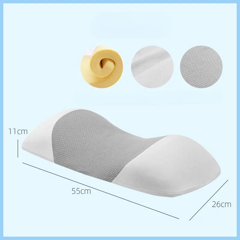 Lumbar Support Pillow for Sleeping Memory Foam Back Lumbar Support Cushion Back Support Bed Pillow Waist Support Back Sleepers